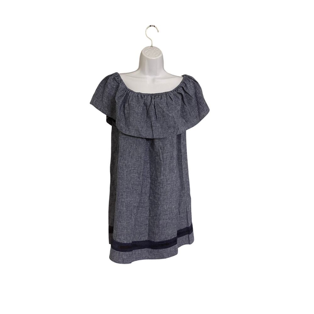 Zara Boho Chambray Mini Dress